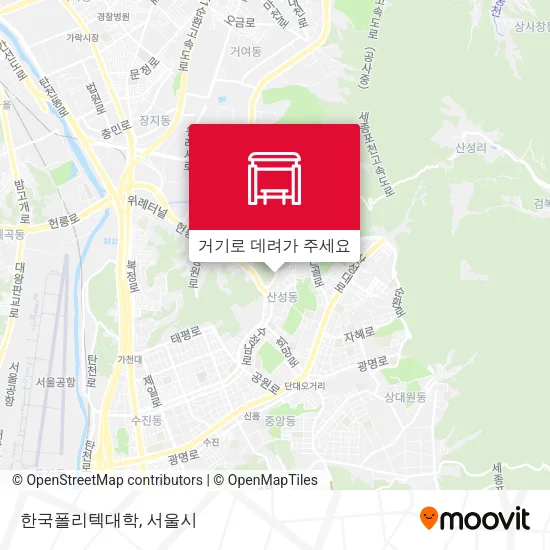 한국폴리텍대학 지도