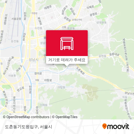 도촌동기도원입구 지도