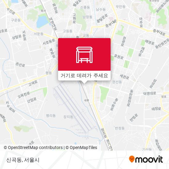 신곡동 지도