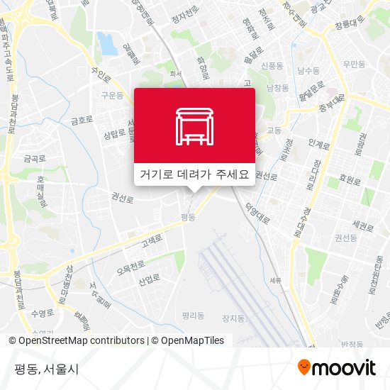 평동 지도