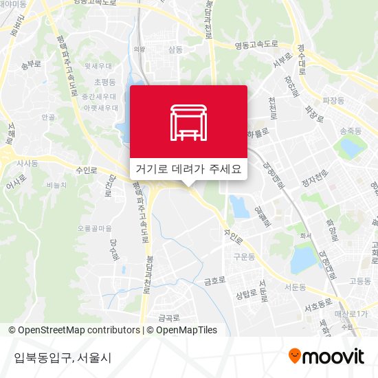 입북동입구 지도