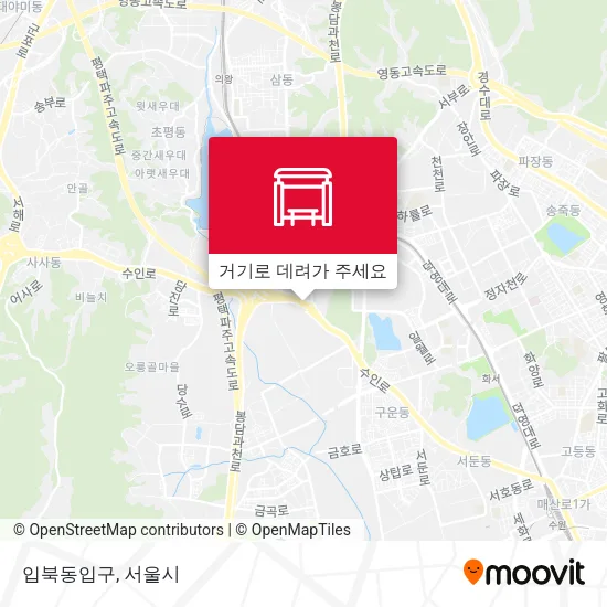 입북동입구 지도