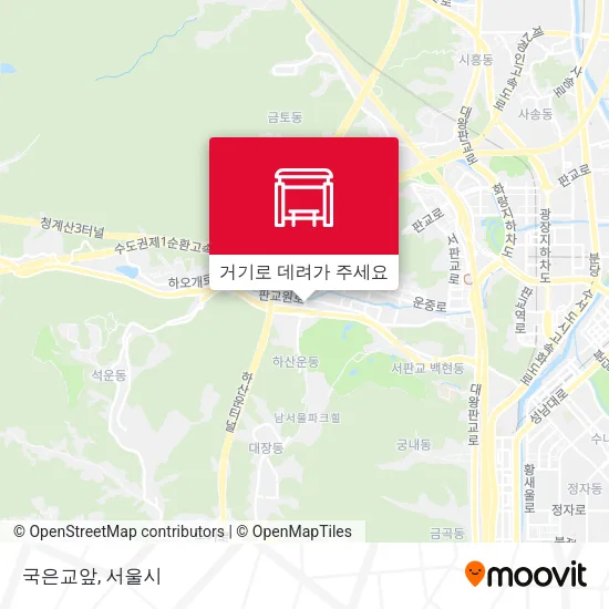국은교앞 지도