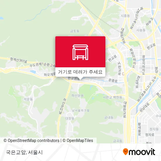 국은교앞 지도