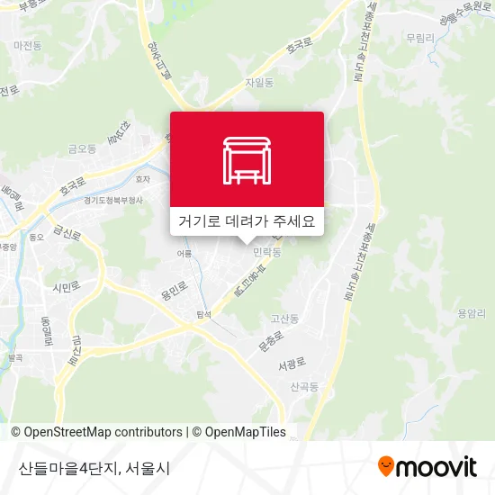 산들마을4단지 지도