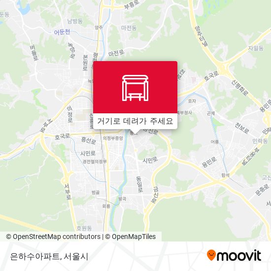 은하수아파트 지도