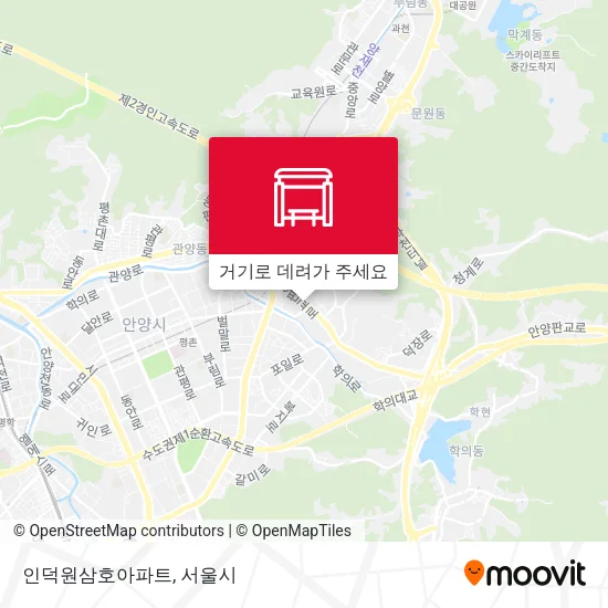 인덕원삼호아파트 지도