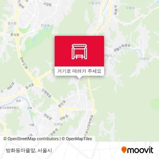 방화동마을앞 지도