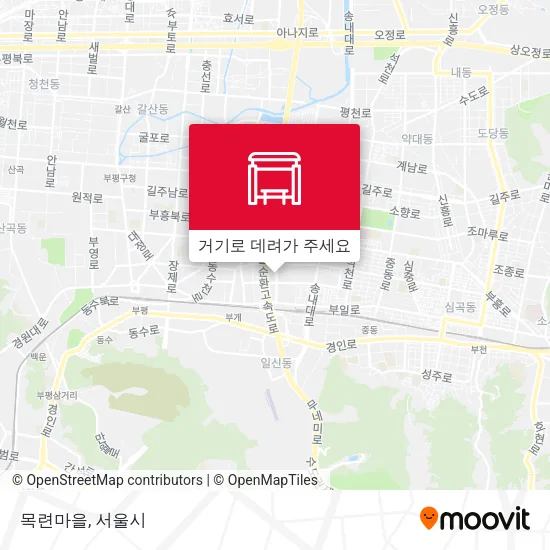 목련마을 지도