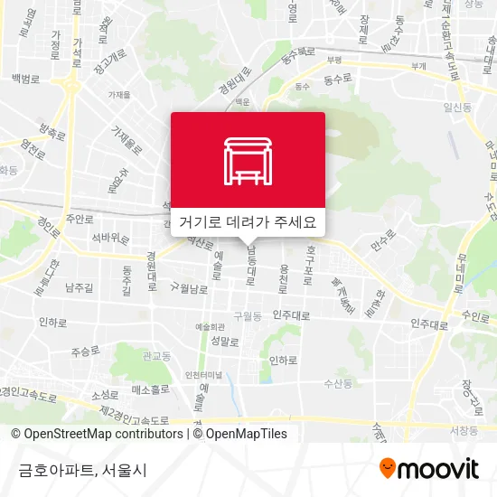 금호아파트 지도