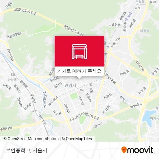 부안중학교 지도