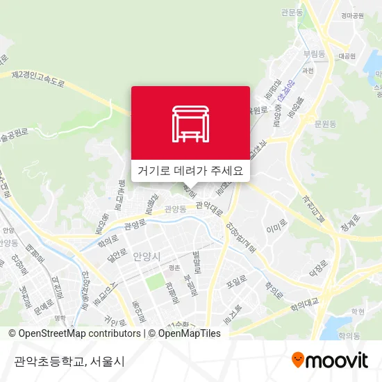 관악초등학교 지도