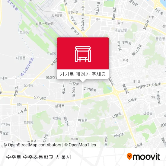 수주로.수주초등학교 지도
