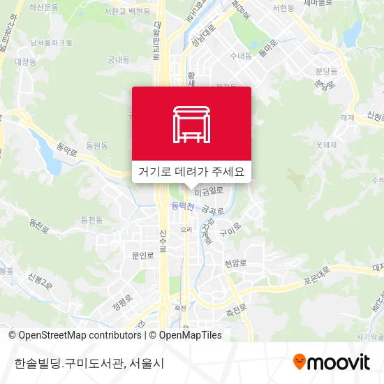한솔빌딩.구미도서관 지도