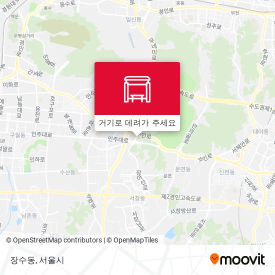 장수동 지도