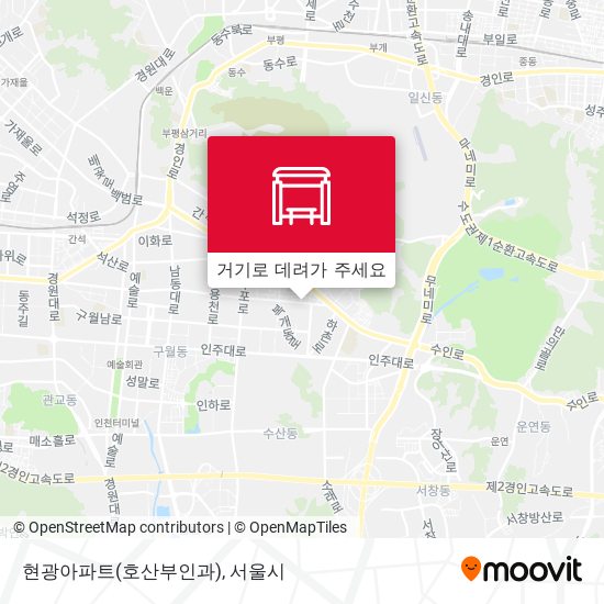 현광아파트(호산부인과) 지도