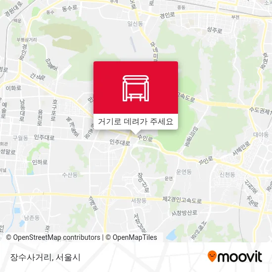 장수사거리 지도