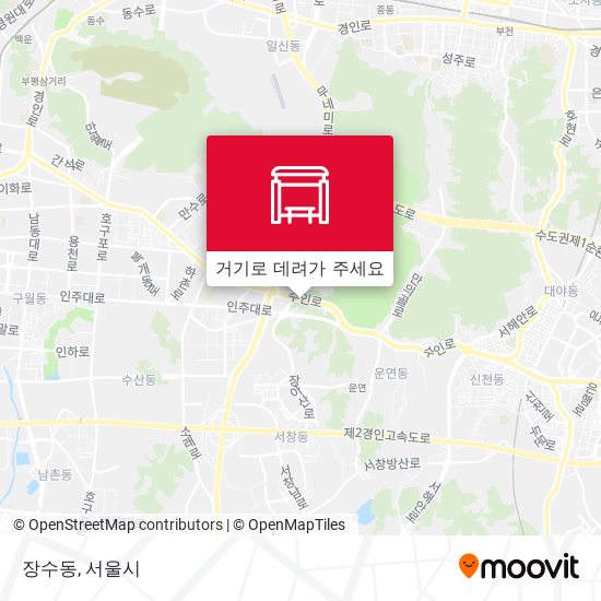 장수동 지도