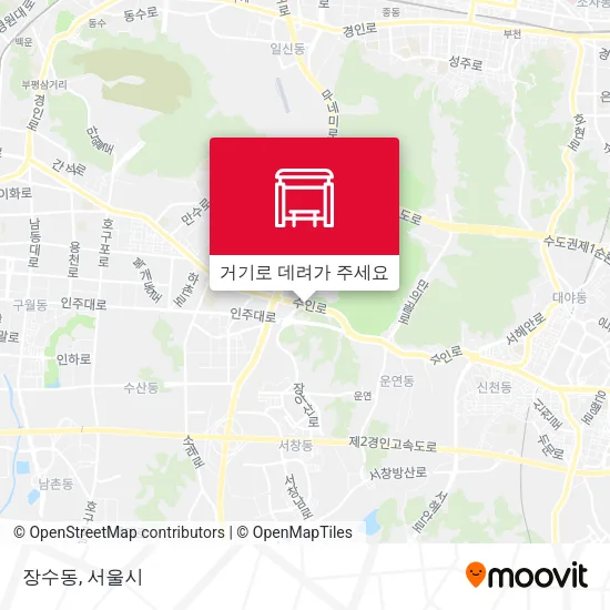 장수동 지도