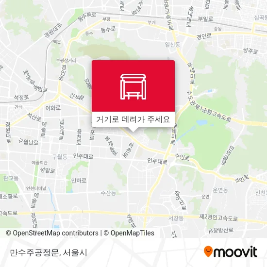 만수주공정문 지도