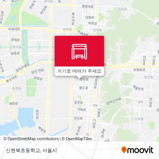 신현북초등학교 지도