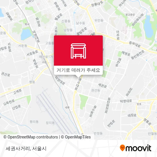 세권사거리 지도
