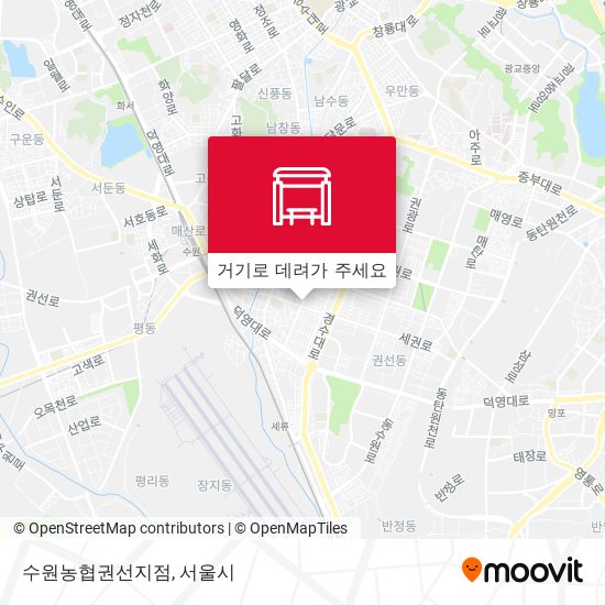 수원농협권선지점 지도