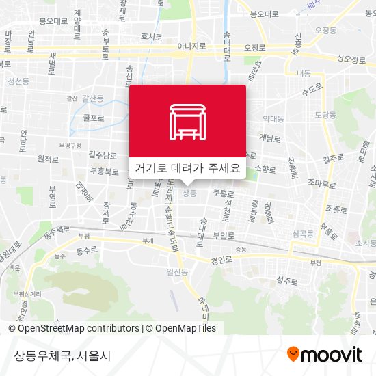상동우체국 지도