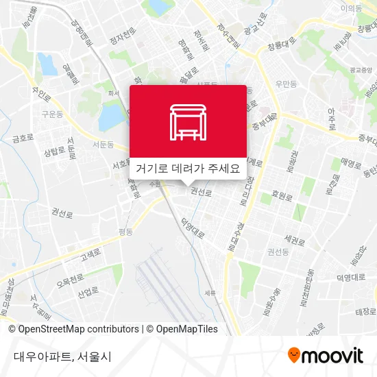 대우아파트 지도