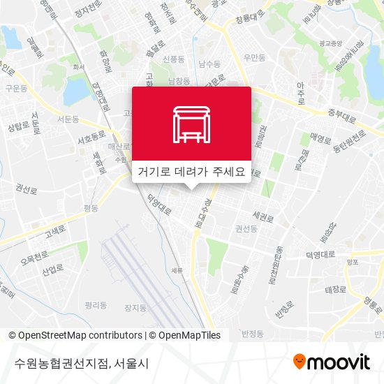수원농협권선지점 지도