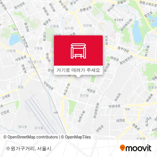 수원가구거리 지도