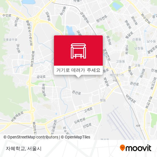 자혜학교 지도