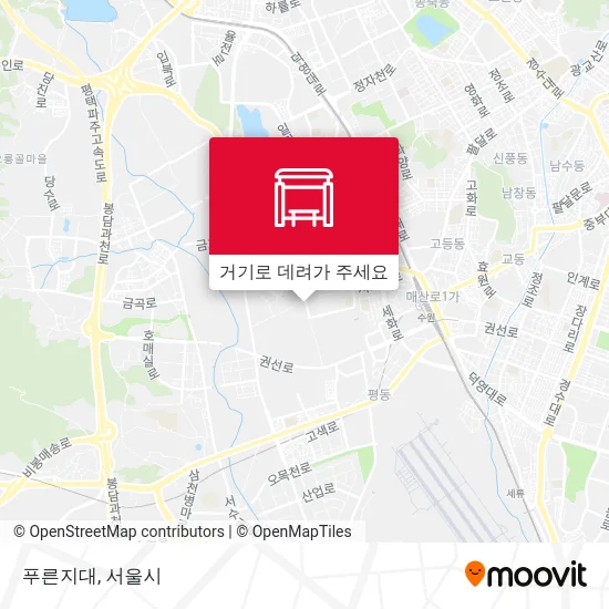 푸른지대 지도