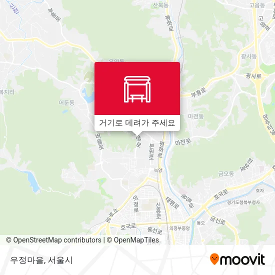 우정마을 지도