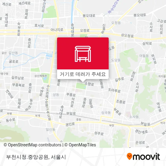 부천시청.중앙공원 지도