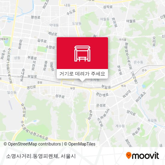소명사거리.동영피렌체 지도