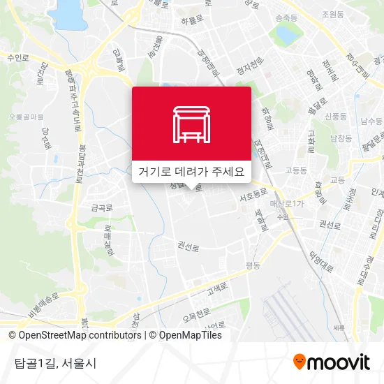 탑골1길 지도