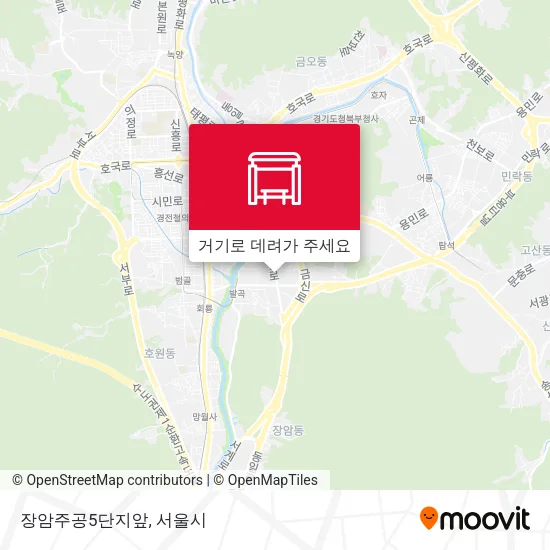 장암주공5단지앞 지도