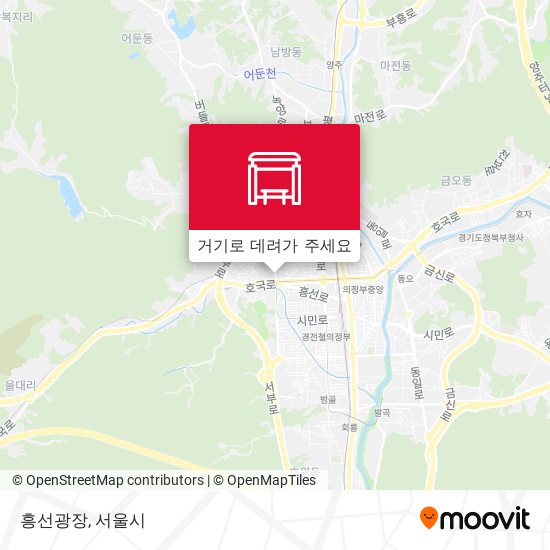 흥선광장 지도