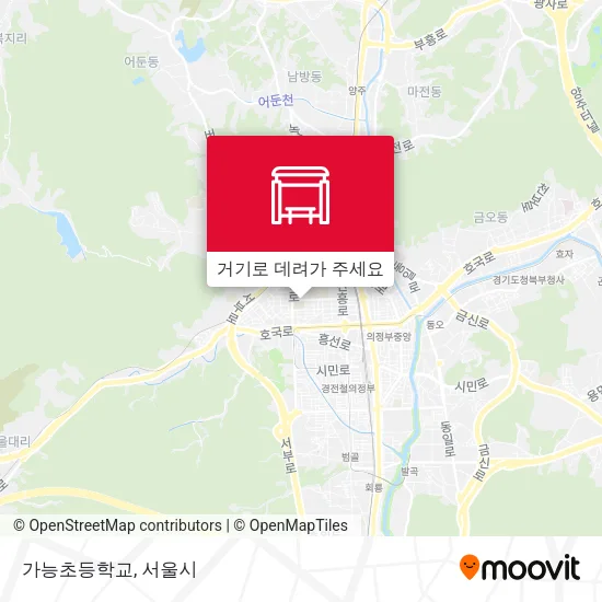 가능초등학교 지도