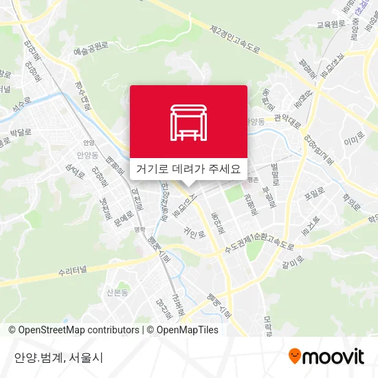 안양.범계 지도