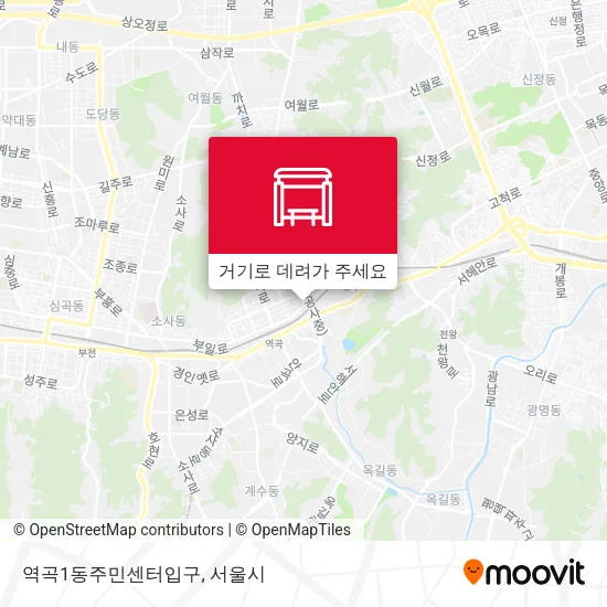 역곡1동주민센터입구 지도