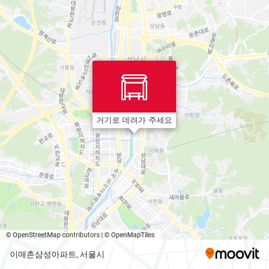 이매촌삼성아파트 지도