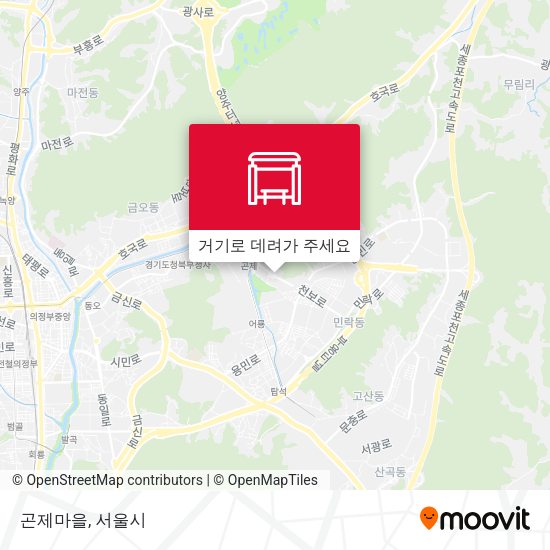 곤제마을 지도