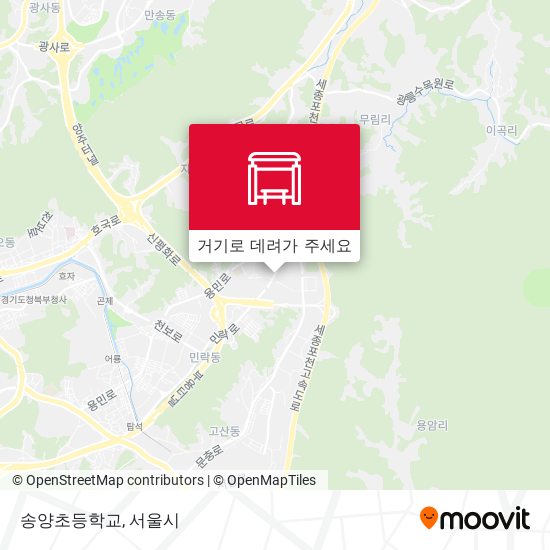 송양초등학교 지도