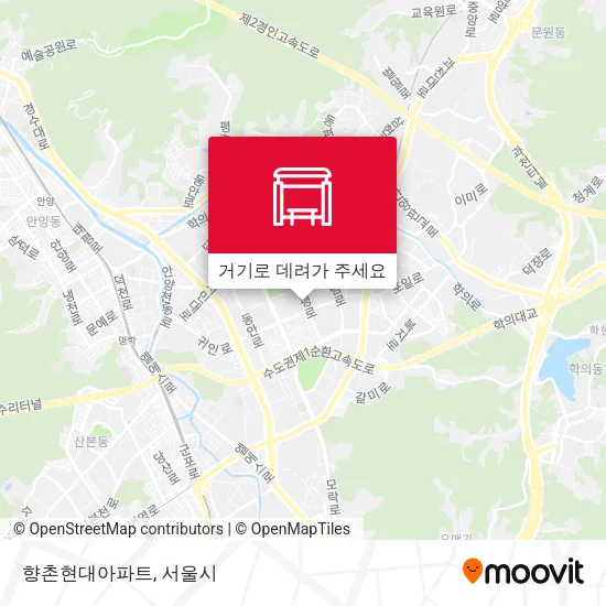 향촌현대아파트 지도