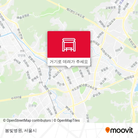 봄빛병원 지도