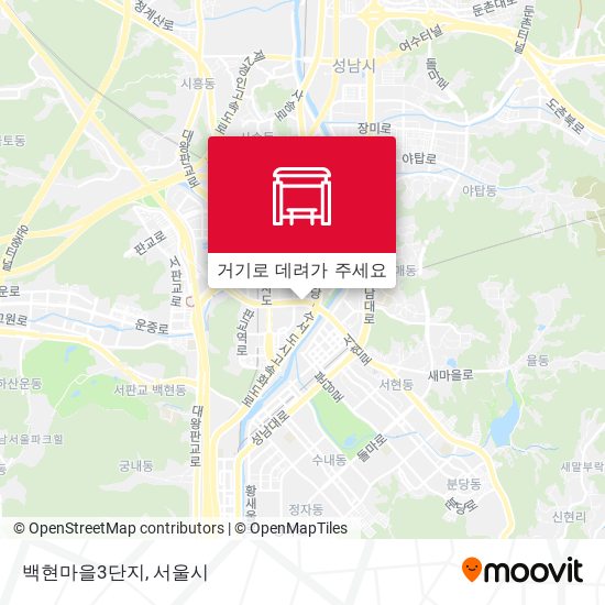 백현마을3단지 지도