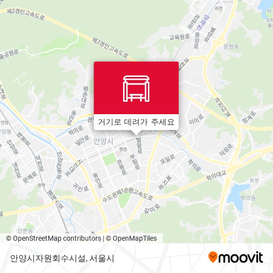 안양시자원회수시설 지도