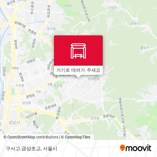 구서고.금상초교 지도